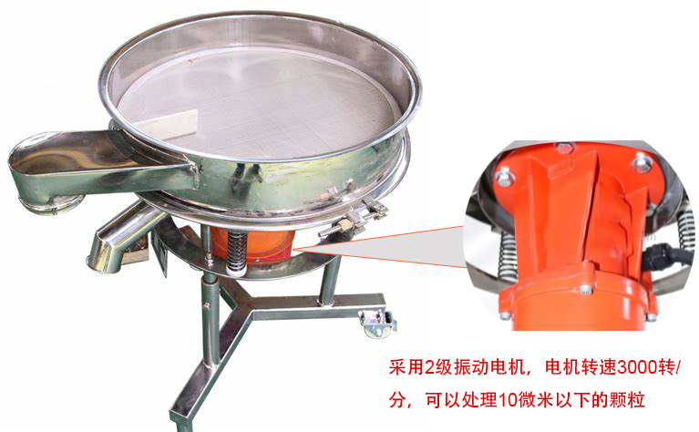 高頻篩特點：框體加高可防止漿液往外飛濺；加擋料板可加快排料，提高篩分效率